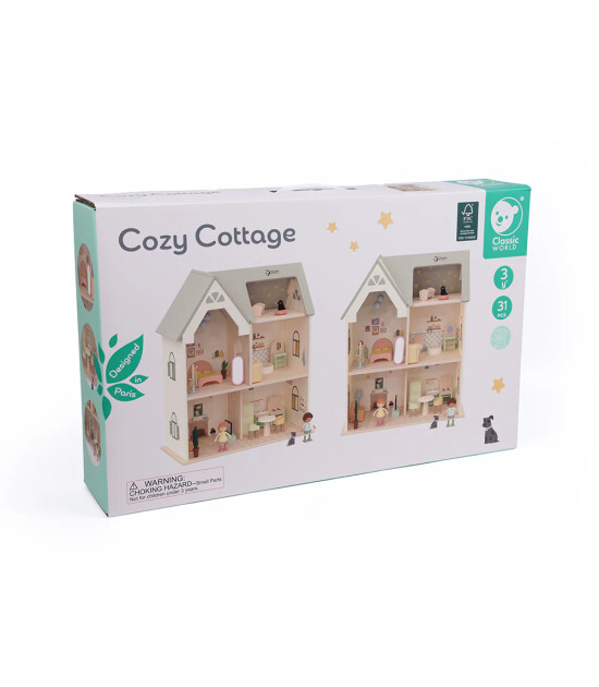 Classic World Ahşap Bebek Evi // Cozy Cottage