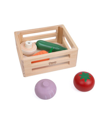 Classic World Ahşap Sebze Seti