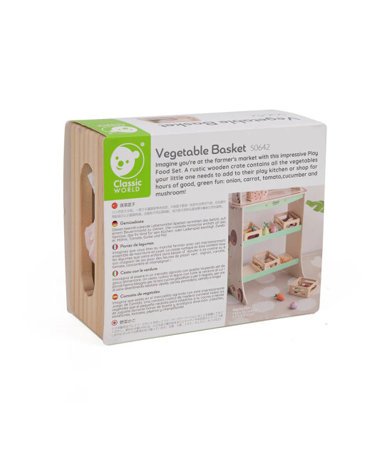 Classic World Ahşap Sebze Seti