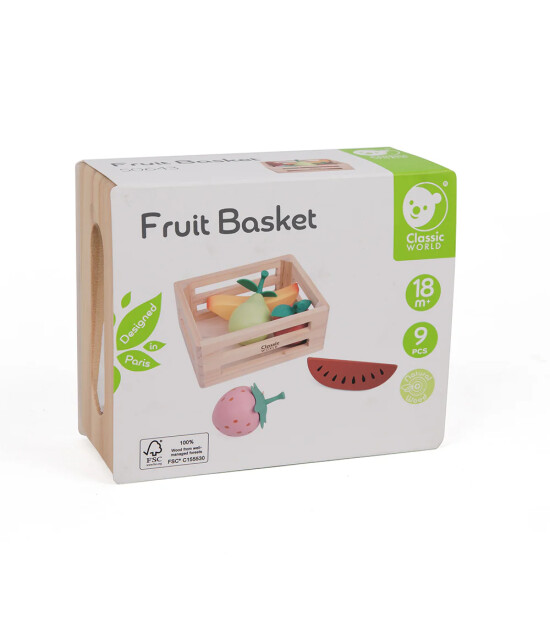 Classic World Ahşap Meyve Seti
