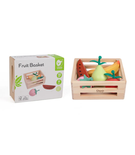 Classic World Ahşap Meyve Seti