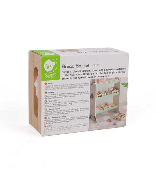 Classic World Ahşap Ekmek Seti