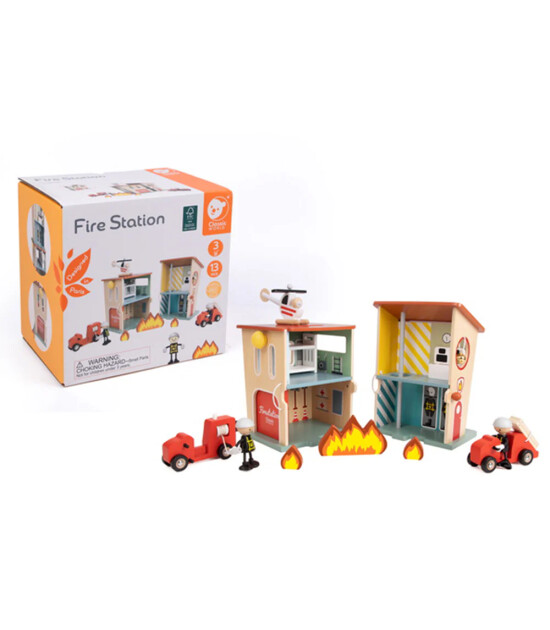 Classic World Ahşap İtfaiye İstasyonu