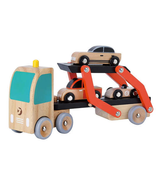 Classic World Ahşap Ara&ccedil; Taşıma Tır Seti