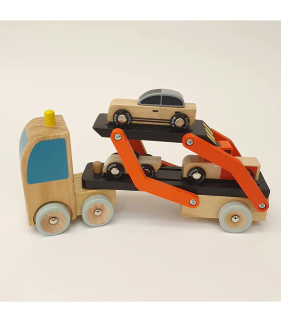 Classic World Ahşap Ara&ccedil; Taşıma Tır Seti