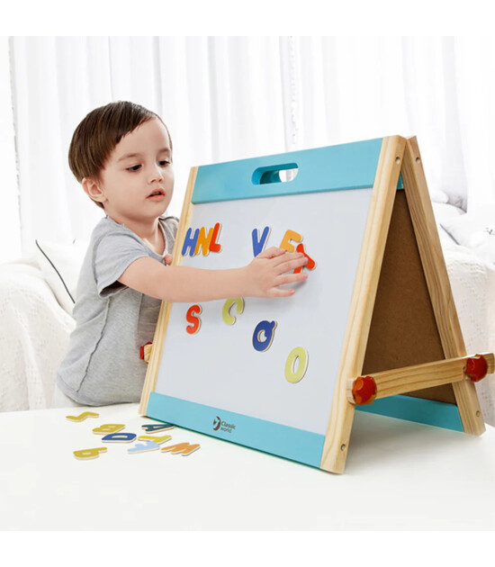 Classic World Ahşap Magnetli Yazı Tahtası