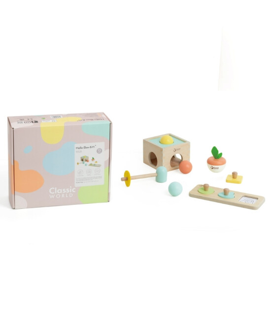 Classic World Ahşap Bebek Aktivite Seti