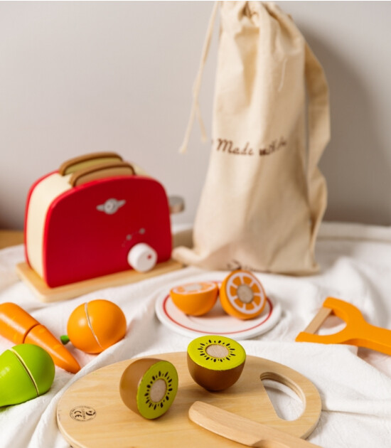 Classic World Ahşap Sebze Kesme Seti