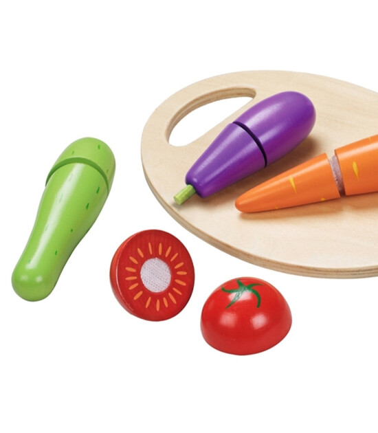 Classic World Ahşap Sebze Kesme Seti