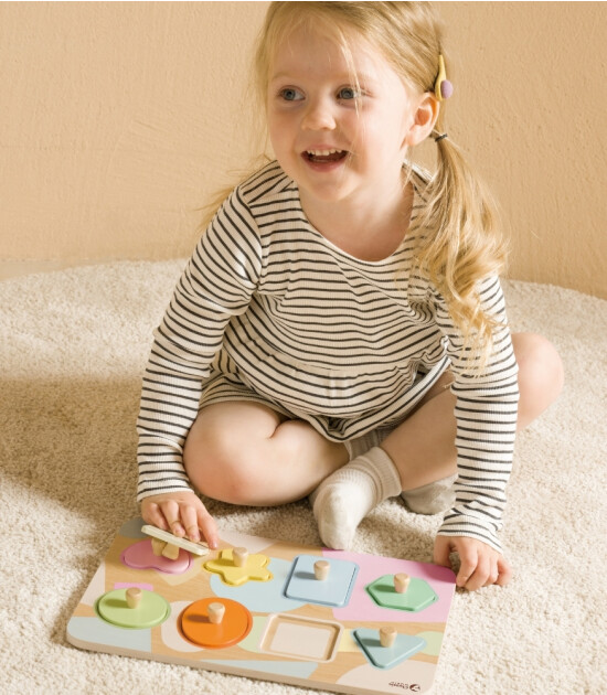 Classic World Ahşap Geometrik Yapboz