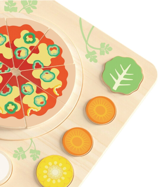 Classic World Ahşap Pizza Yapbozu