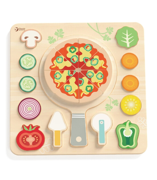 Classic World Ahşap Pizza Yapbozu
