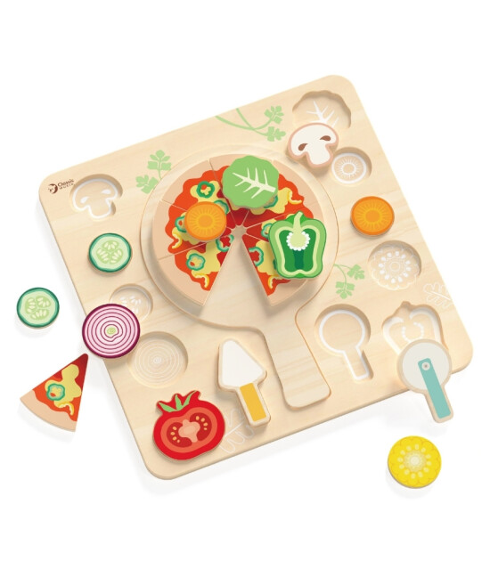 Classic World Ahşap Pizza Yapbozu