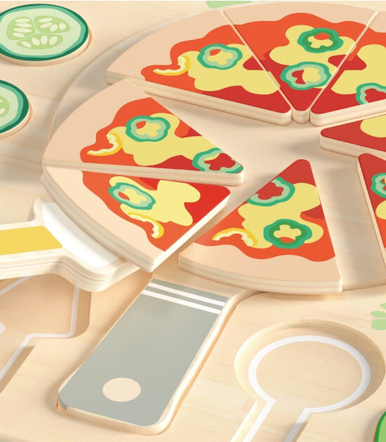 Classic World Ahşap Pizza Yapbozu