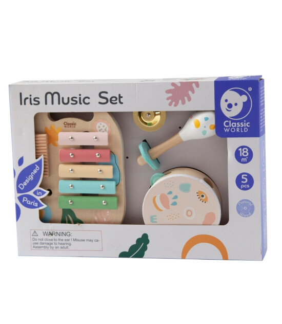 Classic World Ahşap Iris Müzik Seti