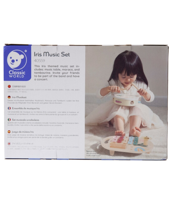 Classic World Ahşap Iris Müzik Seti