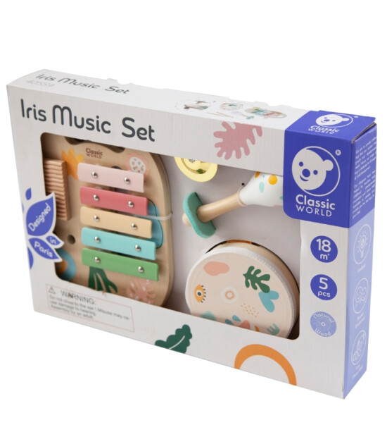 Classic World Ahşap Iris Müzik Seti