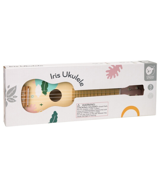 Classic World Ahşap Iris Ukelele // Mavi