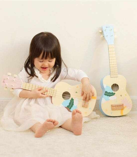 Classic World Ahşap Iris Ukelele // Mavi