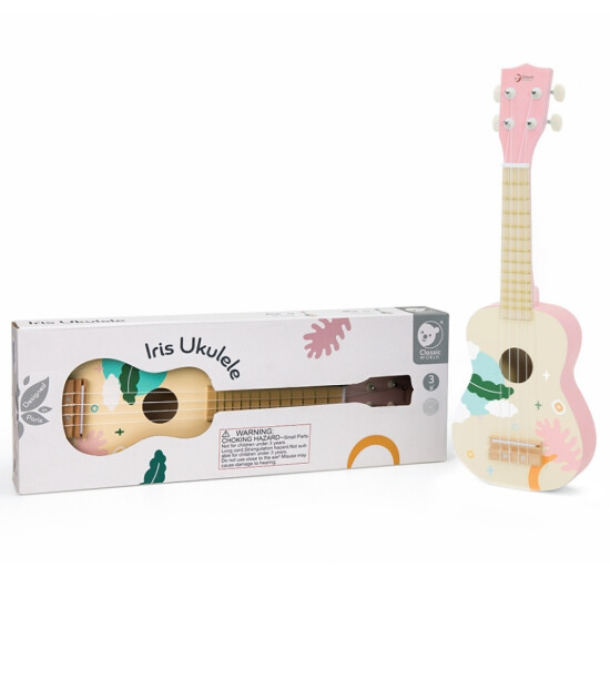 Classic World Ahşap Iris Ukelele // Pembe