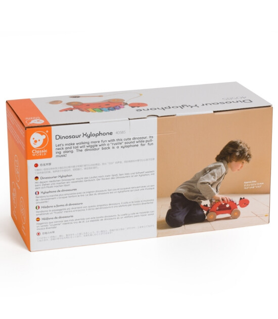 Classic World Ahşap &Ccedil;ek&ccedil;ek // Dinozor Ksilofon