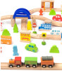 Classic World Ahşap 110 Parçalı Tren Seti