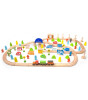 Classic World Ahşap 110 Parçalı Tren Seti