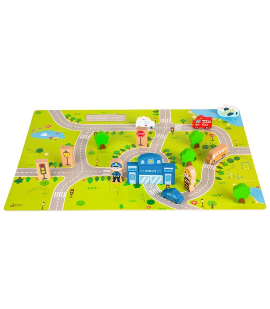 Classic World Ahşap Şehir Blok Seti