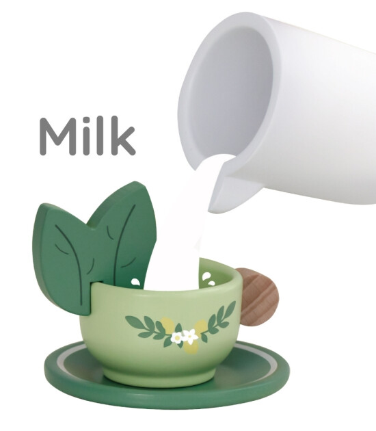 Classic World Ahşap Vintage Çay Seti