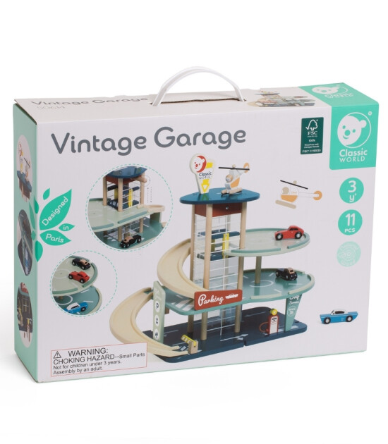 Classic World Ahşap Vintage Garaj