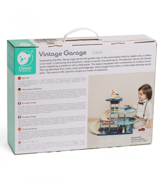 Classic World Ahşap Vintage Garaj