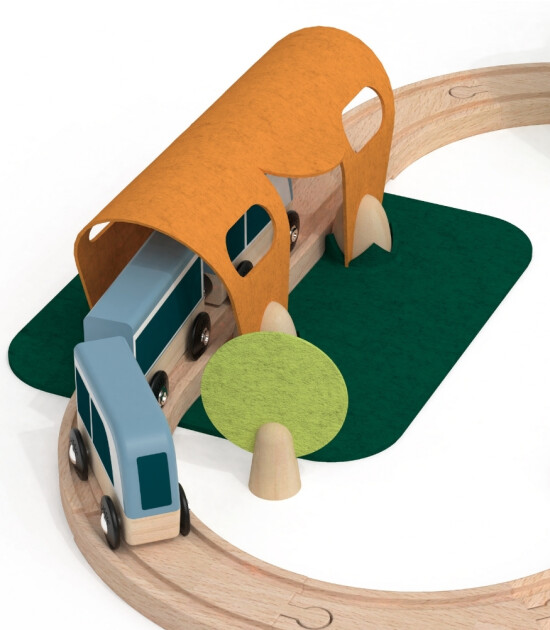 Classic World Ahşap Küçük Tren Seti