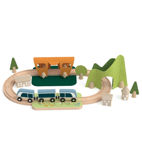 Classic World Ahşap Küçük Tren Seti