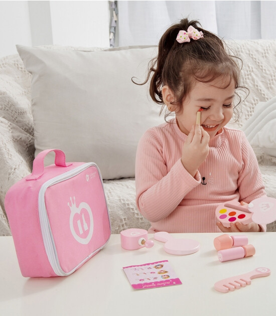 Classic World Ahşap Makyaj Seti