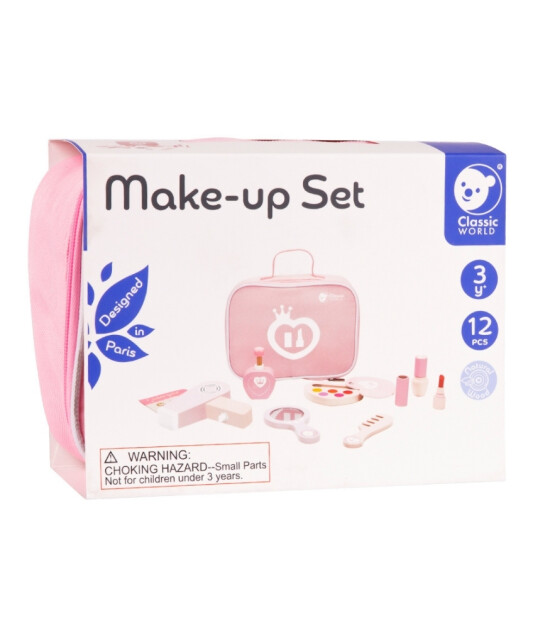 Classic World Ahşap Makyaj Seti