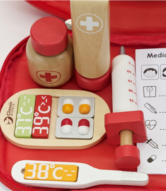 Classic World Ahşap Doktor Seti