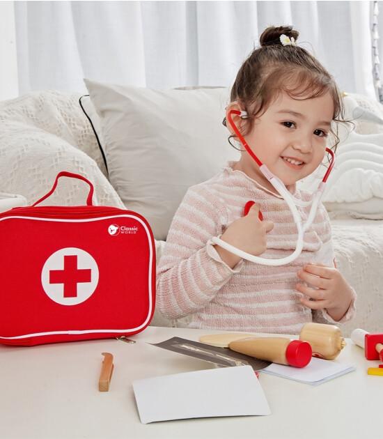 Classic World Ahşap Doktor Seti