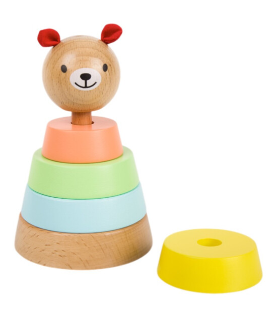 Classic World Ahşap Dizme Oyuncağı // Bear Tower