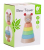 Classic World Ahşap Dizme Oyuncağı // Bear Tower