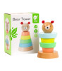 Classic World Ahşap Dizme Oyuncağı // Bear Tower