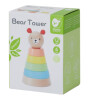 Classic World Ahşap Dizme Oyuncağı // Bear Tower