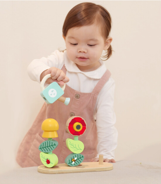 Classic World  Ahşap Dizme Oyunu - Flower Garden