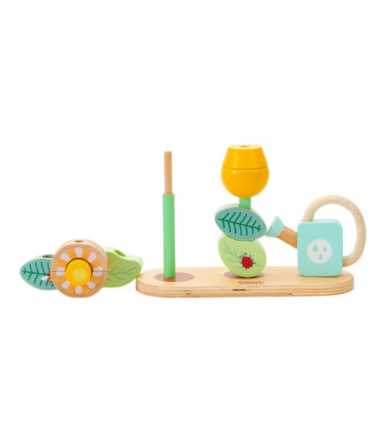 Classic World  Ahşap Dizme Oyunu - Flower Garden