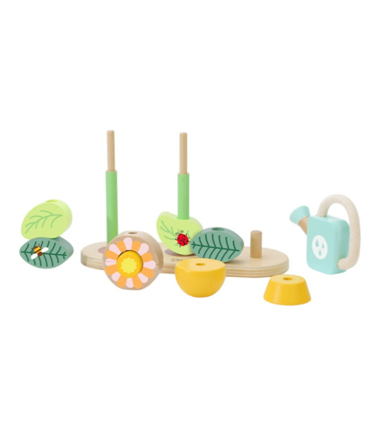 Classic World  Ahşap Dizme Oyunu - Flower Garden