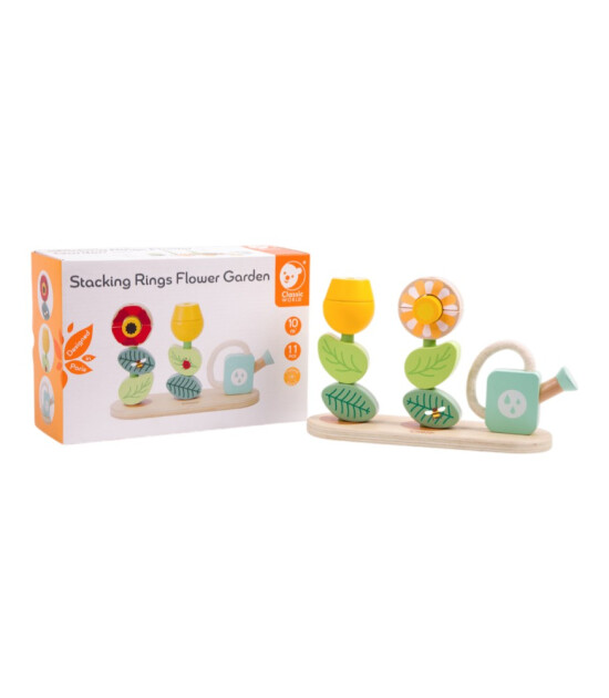 Classic World  Ahşap Dizme Oyunu - Flower Garden