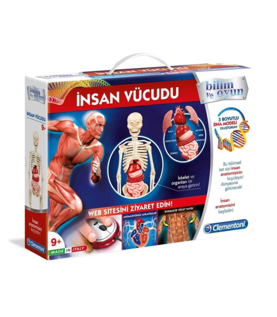 Clementoni Bilim ve Oyun - İnsan V&uuml;cudu ve Anatomi - kb