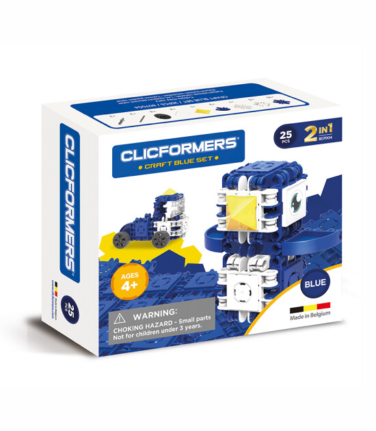 Clicformers Craft Set - Blue (25 Parça)