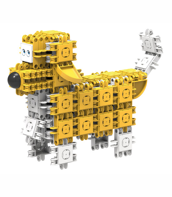 Clicformers Yellow & White Pet Set (74 Parça)