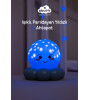 Cloud b Twinkles To Go Projekt&ouml;rl&uuml; Gece Lambası // Octo - Pastel Blue