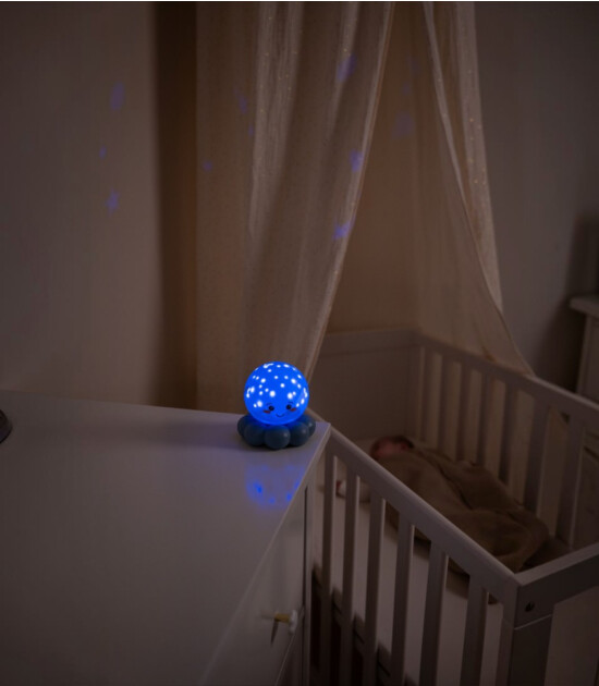 Cloud b Twinkles To Go Projekt&ouml;rl&uuml; Gece Lambası // Octo - Pastel Blue